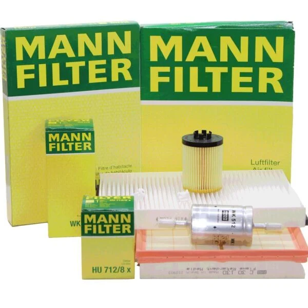 Opel Astra G 1.4 (z14xep) Benzinli Motor Periyodik Bakım Filtre Seti Mann Marka (uzun Tip Polenli) - Opel Çıkma Parça